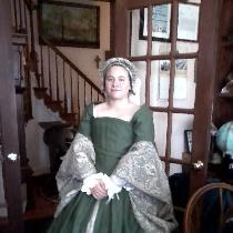 My daughter is part of reenactment for 1540`s era Scottish Court.  I used the middle weight vine...