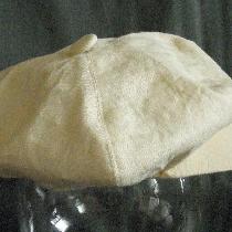 Lined linen cap