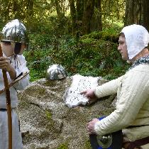 C storme, Reviewing the map.

Gambeson, under tu...