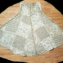 Helenea, Paneled skirt with trim 
