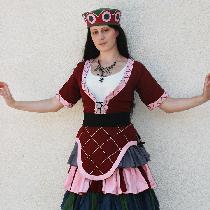 Daisy, Minoan Costume. This is based on cer­e­m...