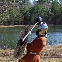 April, Fighting Tunic for SCA combat.  Embellis...