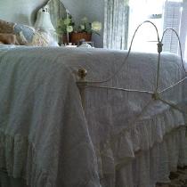 Debbie, Full Size Washed Linen Bedding
Ruffled...