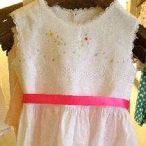 Tesyla, This dress is handmade in handkerchief l...