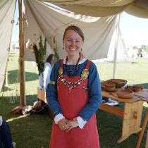 Kelsey, When a week-long Viking encampment in mi...