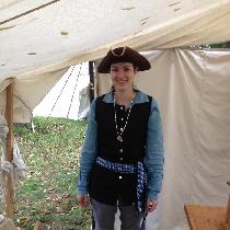 Molly, One of my 18th Century rendezvous outfit...