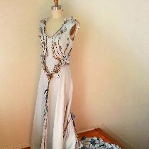 Our recreation of Margaery Tyrell's wedding dress featured in the HBO series, Game of Thrones- f...