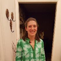 Alexis, This is a shibori dyed linen tunic I mad...