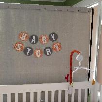 Amanda, I used a heavy linen and black pipe to m...