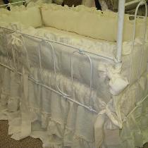 Debbie, Romantic Ruffled Nursery Bedding
Made u...